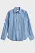 Чоловіча синя сорочка CHAMBRAY Gant S 3260006 - изображение 5