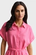 Жіноча рожева лляна сукня SLEEVE Gant 40 4503514 - изображение 4