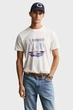 Чоловіча біла футболка GRAPHIC Gant S 2003444 - изображение 1