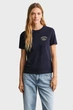 Жіноча темно-синя футболка ROPE GRAPHIC Gant XS 4201443 - изображение 1
