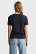 Жіноча темно-синя футболка ROPE GRAPHIC Gant XS 4201443 - изображение 3