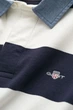 Чоловіче поло у смужку CHAMBRAY HEAVY RUGGER Gant S 2004083 - изображение 4