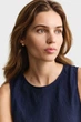 Жіноча темно-синя лляна сукня BIAS CUT Gant 36 4503525 - зображення 3