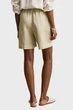 Жіночі бежеві лляні шорти BLEND PULL ON Gant 36 4020140 - изображение 3