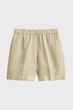 Жіночі бежеві лляні шорти BLEND PULL ON Gant 36 4020140 - изображение 5