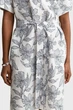 Жіноча біла лляна сукня з візерунком FLORAL Gant 36 4503511 - изображение 5