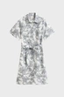 Жіноча біла лляна сукня з візерунком FLORAL Gant 36 4503511 - изображение 6