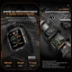 Смарт-годинники Modfit Iron All Black водонепроникні 50 м - зображення 6