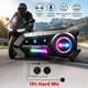 Мотоциклетная гарнитура XINOWY X3 Pro HARD MIC Bluetooth для шлема водонепроницаемая с динамиком 1000 мАч - изображение 1