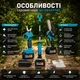 Аккумуляторный садовый набор 3 в 1 42V 6 Ah с секатором 38 мм, цепной минипилой 15 см, телескопической штангой 2,7 м и двумя аккумуляторами - изображение 2
