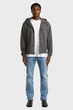 Чоловіче темно-сіре худі mix loose G-Star S D28632,E542 - изображение 2
