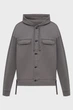 Чоловіче темно-сіре худі mix loose G-Star S D28632,E542 - изображение 7