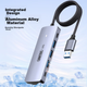 Хаб UNITEK USB 3.2 10G з блоком живлення Type-C 4-портовий, 1 м - зображення 12