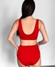 Комплект для кормления KOKO Boutique: топ на запах и высокие послеродовые трусы красный, XXL - изображение 3