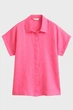 Жіноча рожева лляна сорочка SLEEVE Gant 36 4300707 - изображение 5