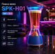Пивна вежа SPK-H01 3в1 диспенсер для напоїв 2 л Bluetooth 6.0 колонка караоке RGB підсвітка два бездротові мікрофони підтримка USB TF карти для вечірок бару дому та святкових заходів - изображение 2