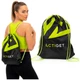 Сумка для взуття Actiget 20 л спортивна сумка зі шнурком ACT0179 Black - зображення 1