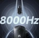 Игровая Мышка MCHOSE A5 V3 Голубая Беспроводная Трехрежимная 2.4G/Bluetooth/Кабель, 8000Hz, Батарея 120 Часов Работы, PAW3395, 26000 DPI, 56 Грам Легкая - изображение 8