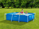 Прямоугольные каркасные бассейны Каркасный бассейн для дома Intex Rectangular Frame Pool 260 x 160 x 65 см - изображение 4