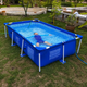 Прямоугольные каркасные бассейны Каркасный бассейн для дома Intex Rectangular Frame Pool 260 x 160 x 65 см - изображение 10