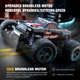 Машинка на радіокеруванні JJRC C8811 1:20 Black RC - монстр-трак 4WD з безколекторним двигуном, металевою трансмісією, LED-фарами, до 45 км/год, до 15 хвилин, до 100 м - зображення 5