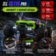 Машинка на радиоуправлении ZLL SG116 PRO 1:16 Green/Purple RC - монстр-трак 4WD с полностью пропорциональным управлением, LED-подсветкой, до 40 км/ч, до 30 минут, до 150 м - изображение 4