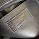 Женская кожаная сумка YSL Mini Nolita черного цвета с золотистой фурнитурой, через плечо, с цепочкой - изображение 9