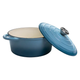 Каструля чавунна емальована 2,5 л, синій(HP-1-14-BLUE)(WB) - изображение 3