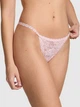 Кружевной комплект белья со стразами Victoria's Secret Pink бралетт и трусики стринги 1160655131 (Розовый S) - изображение 4