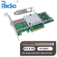 Сетевая карта PERCKO Intel 82599 Chip PCI-Ex8 10G Gigabit Fiber Optic Network Card X520-DA1, SFP+ Server E10G41BF, совместимая с X520T1 M2, для подключения к гигабитной сети. - изображение 4