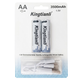 Комплект аккумуляторных батареек Kingtianli Li-ion AA 1.5V 3500mAh 2 шт с кабелем USB Type-C (10597) - изображение 4