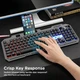 Ігрова клавіатура та миша T750 USB RGB дротовий комплект підсвітка мультимедійні клавіші чорний ПК - зображення 9