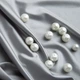 Ткань трикотаж SILKY 160 г/м2 ширина 175 см премиальная блестящая ткань для легинсов и топов серая 5254898 - зображення 4