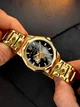 Мужские механические часы Awarder 024 «Не забуду дім» Gold-Black на металлическом браслете - изображение 2