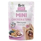 Brit Care Mini Fillets In Gravy Chicken and Tuna влажный корм с курицей и тунцом для собак мелких пород 85 гр - изображение 1