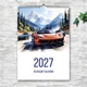 Календарь настенный перекидной АВТОМОБИЛЬНЫЕ ЛЕГЕНДЫ 2027 13 ЛИСТОВ ENTERSTORE 42х29.7 см (ART 250119) - изображение 1
