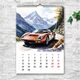 Календарь настенный перекидной АВТОМОБИЛЬНЫЕ ЛЕГЕНДЫ 2027 13 ЛИСТОВ ENTERSTORE 42х29.7 см (ART 250119) - изображение 12