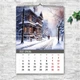 Календарь А3 настенный перекидной ПРИРОДА: ВСЕ СЕЗОНЫ 13 ЛИСТОВ ENTERSTORE 42х29.7 см (ART 250116) - изображение 2