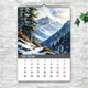 Календарь А3 настенный перекидной ПРИРОДА: ВСЕ СЕЗОНЫ 13 ЛИСТОВ ENTERSTORE 42х29.7 см (ART 250116) - изображение 3