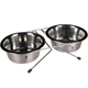 Подставка с двумя мисками Flamingo Duo Dinner из нержавеющей стали 2 х 230 мл - изображение 2