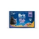 Набор влажного корма Brit Premium "Рыбная тарелка" в соусе 4 шт - изображение 1