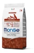 Корм Monge Monoprotein Puppy and Junior All Breeds Agnello сухой монопротеиновый с ягненком для щенят и юниоров всех пород 2.5 кг - изображение 1