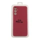 Чохол Premium Silicone Cover Full Camera (A) для Samsung Galaxy A15 (A155)/A15 5G (A156) 42.Maroon - зображення 4