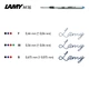 Стрижень для кулькових ручок LAMY M16 синій M (1600152) - зображення 2