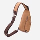 Сумка слинг через плечо мужская Vintage leather-21222 Коричневая - изображение 3
