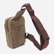 Сумка-слінг через плече чоловіча тканинна Vintage 21231 Оливкова (leather-21231) - изображение 2