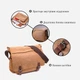 Сумка мессенджер через плечо мужская Vintage leather-21242 Коричневая - изображение 5