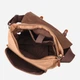 Сумка мессенджер через плечо мужская Vintage leather-21242 Коричневая - изображение 7
