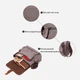 Сумка мессенджер через плечо мужская Vintage leather-21248 Серая - изображение 6