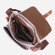 Сумка мессенджер через плечо мужская Vintage leather-21248 Серая - изображение 7
